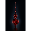 Verkleinertes Bild von LED-Christbaumspitze 'Lumix Superlight' 15 LEDs rot Ø 8 x 29 cm