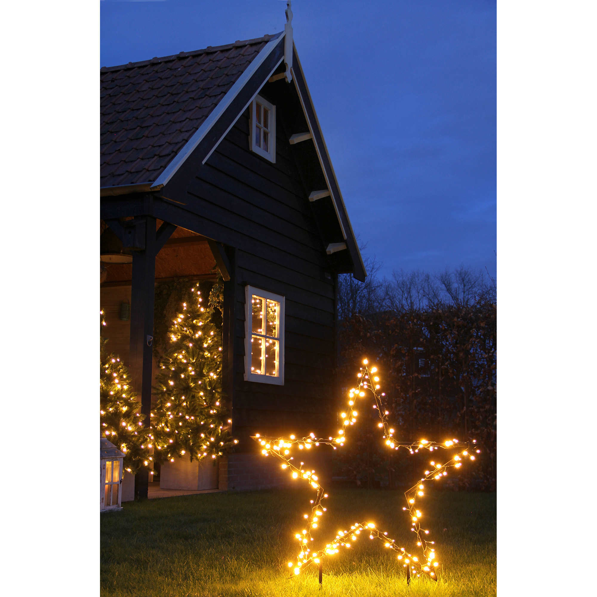LED-Stern 'Garden d’light' warm-weiß 73 x 60 x 1 cm + product picture