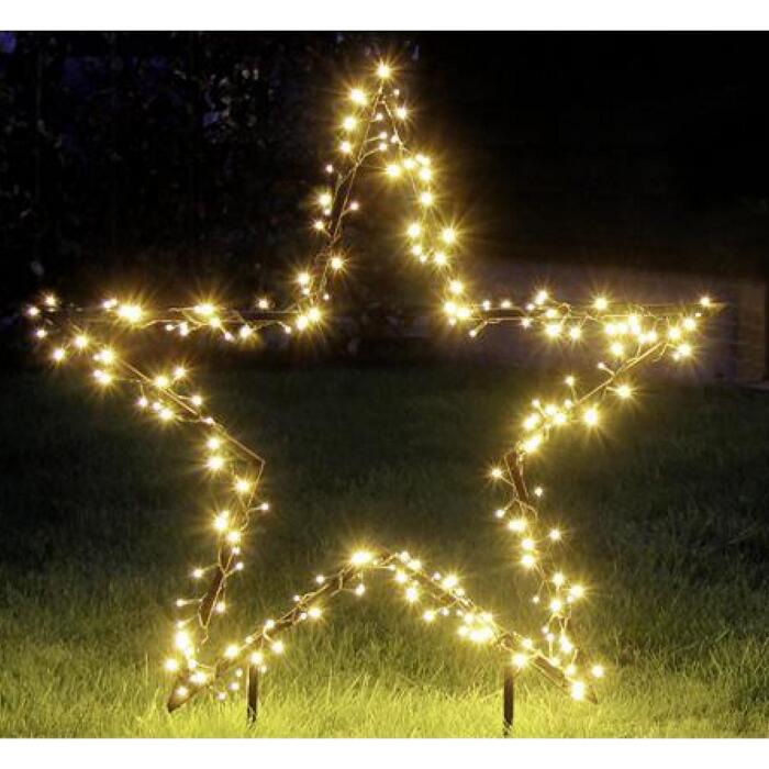 led leuchtstern 150 leds 60 cm warmweiss