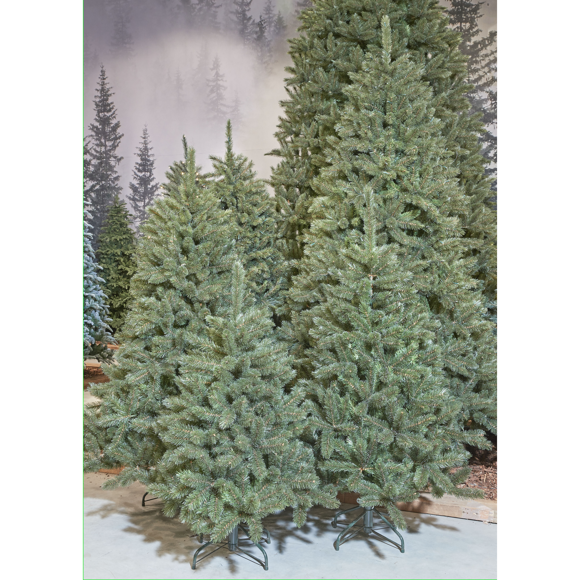 Künstlicher Weihnachtsbaum 'Forest Frosted' grün 120 cm + product picture