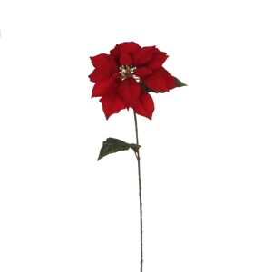 Weihnachtsstern Kunstblume rot, 71 cm