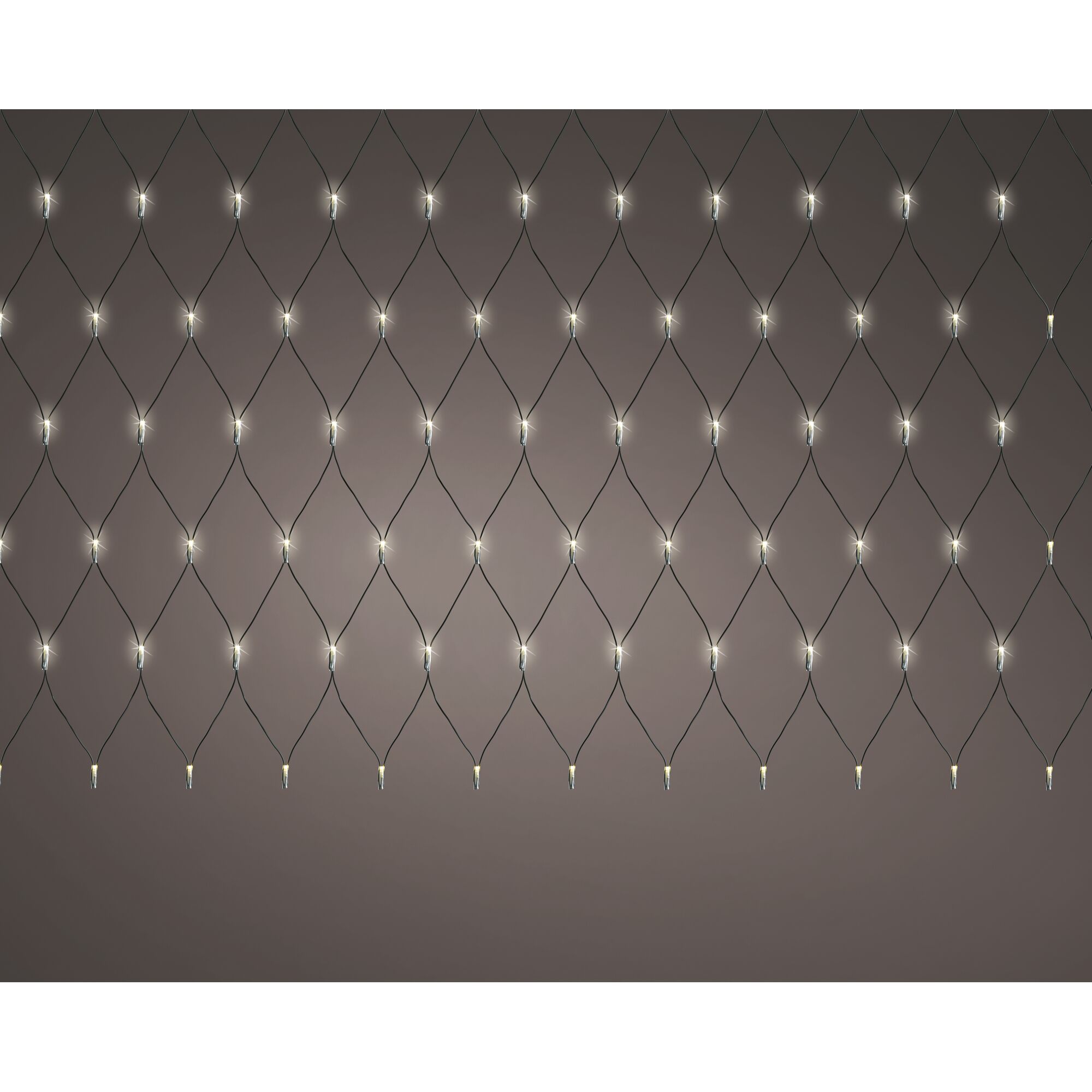 LED Lichternetz warm-weiss