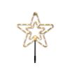 LED-Gartenstecker 'Stern' 36 LEDs warmweiß 32 x 49 cm