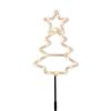 LED-Gartenstecker 'Weihnachtsbaum' warmweiß 25 x 60 cm