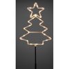 LED-Gartenstecker 'Weihnachtsbaum' warmweiß 25 x 60 cm