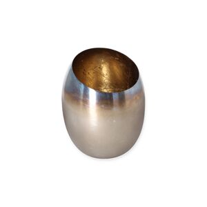 Windlicht Metall gold Ø 12 x 12,5 cm
