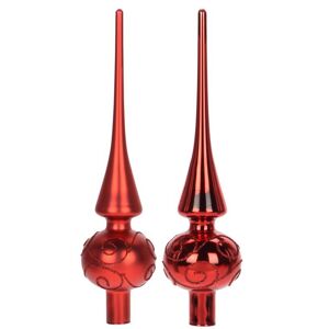 Christbaumspitze rot Ø 6 x 25 cm