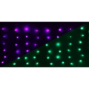 LED-Lichtervorhang bunt 60 cm
