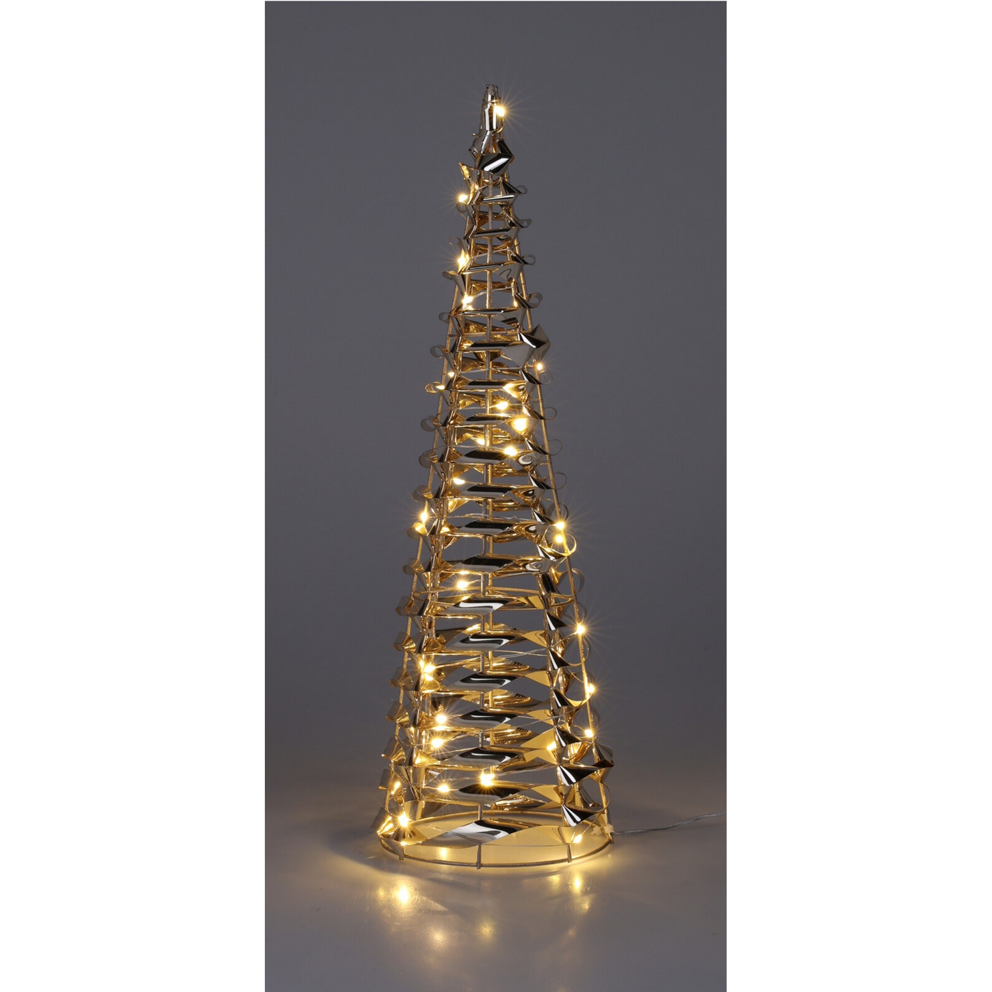 Beleuchteter Deko-Tannenbaum in Kegelform