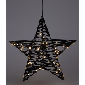 LED-Metallstern warmweiß 9 x 40 x 40 cm