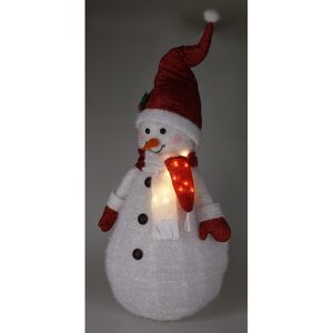 LED-Dekofigur Schneemann warmweiß 30 x 120 x 40 cm