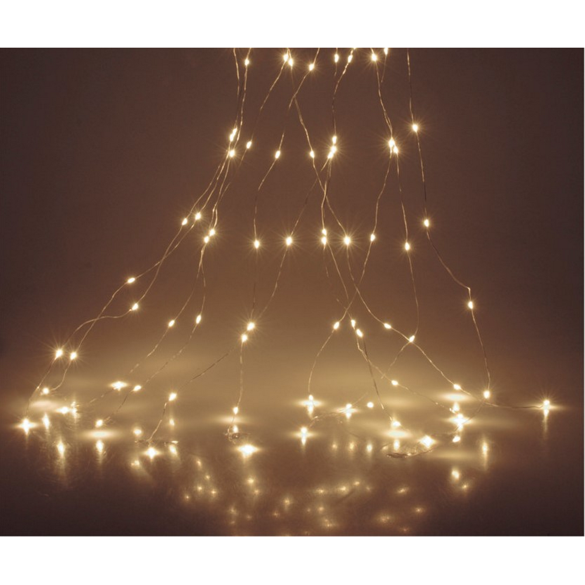 Warme, weiße Lichterkette