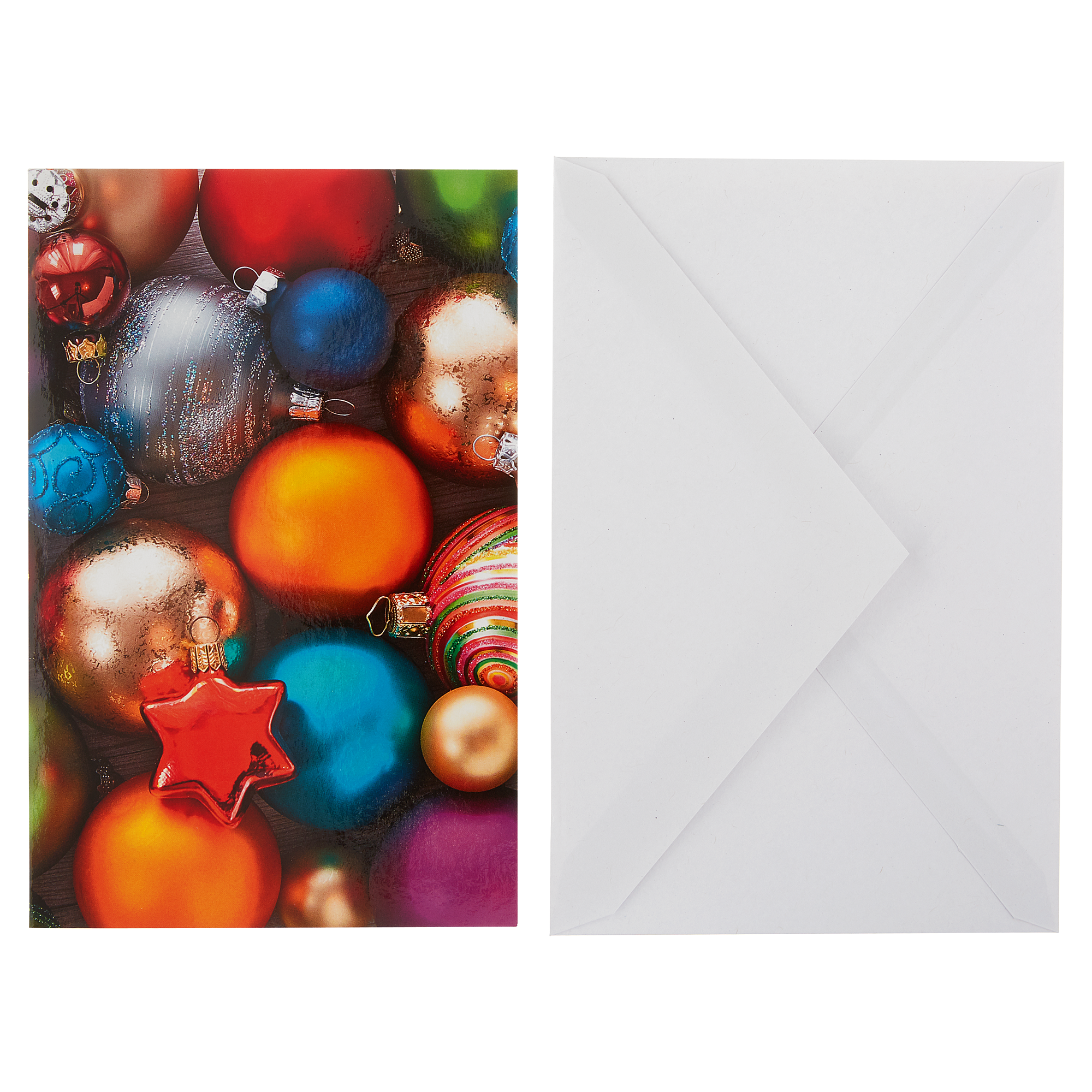 Weihnachtskarte mehrfarbig sortiert mit Umschlag + product picture