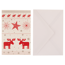 Verkleinertes Bild von Weihnachtskarte mehrfarbig sortiert mit Umschlag