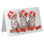 Verkleinertes Bild von Weihnachtskarte 'Frohe Weihnachten' mehrfarbig mit Umschlag