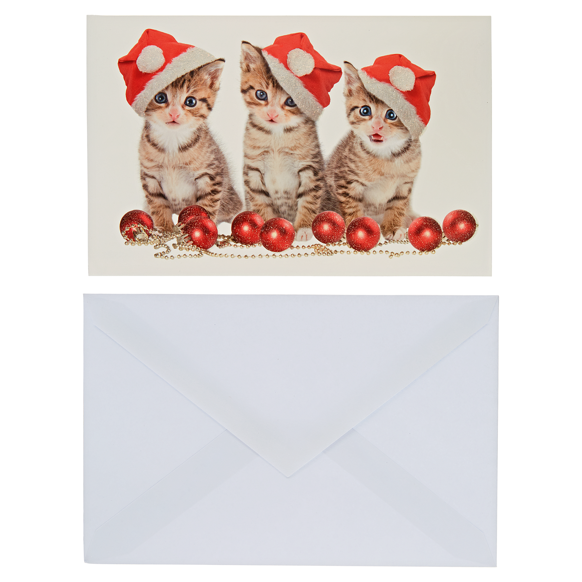 Weihnachtskarte 'Frohe Weihnachten' mehrfarbig mit Umschlag + product picture