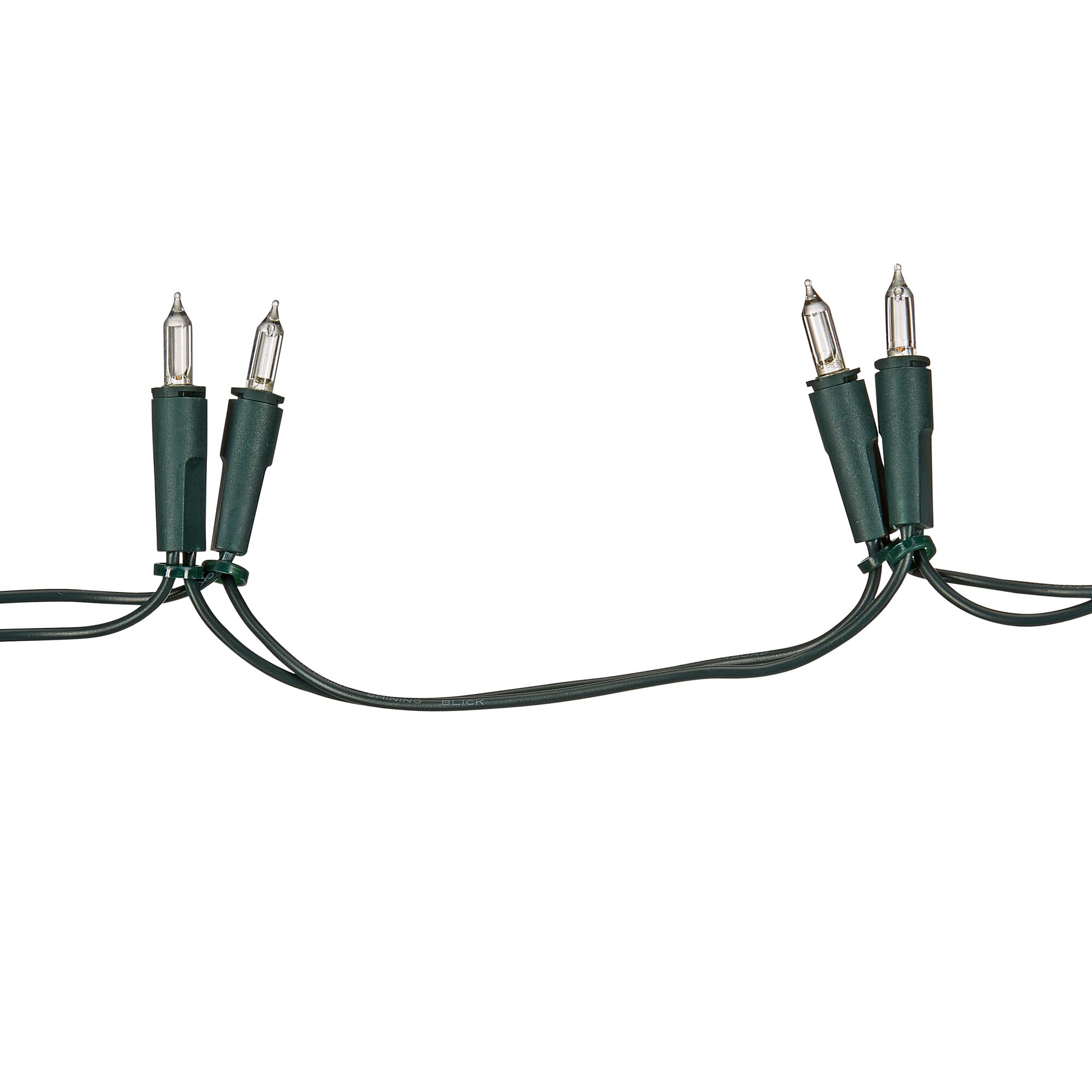 Grüne Lichterkette mit 35 LEDs