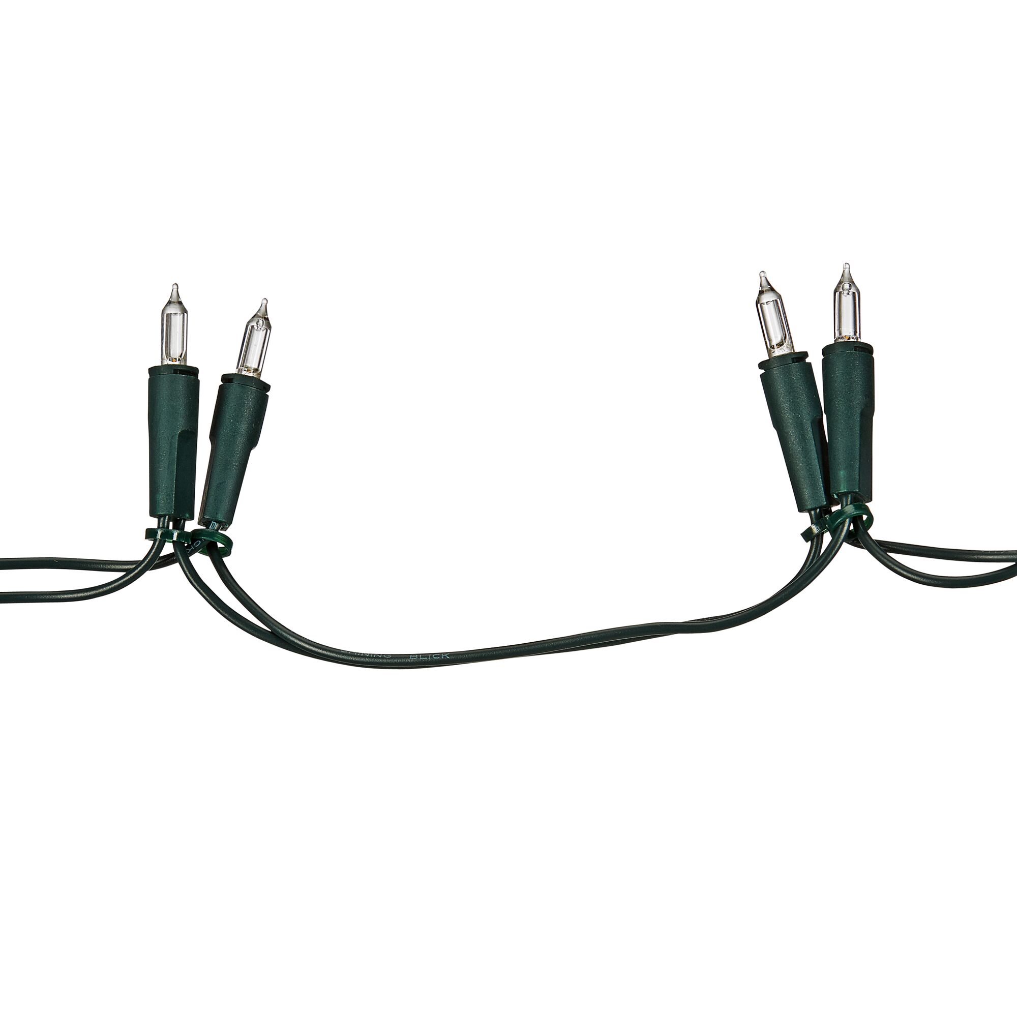 Grüne Lichterkette mit 50 LEDs