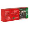 LED-Lichterkette mit grünem Kabel in Verpackung