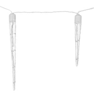 LED-Eiszapfenkette transparent 24 LEDs 144 W 1375 m