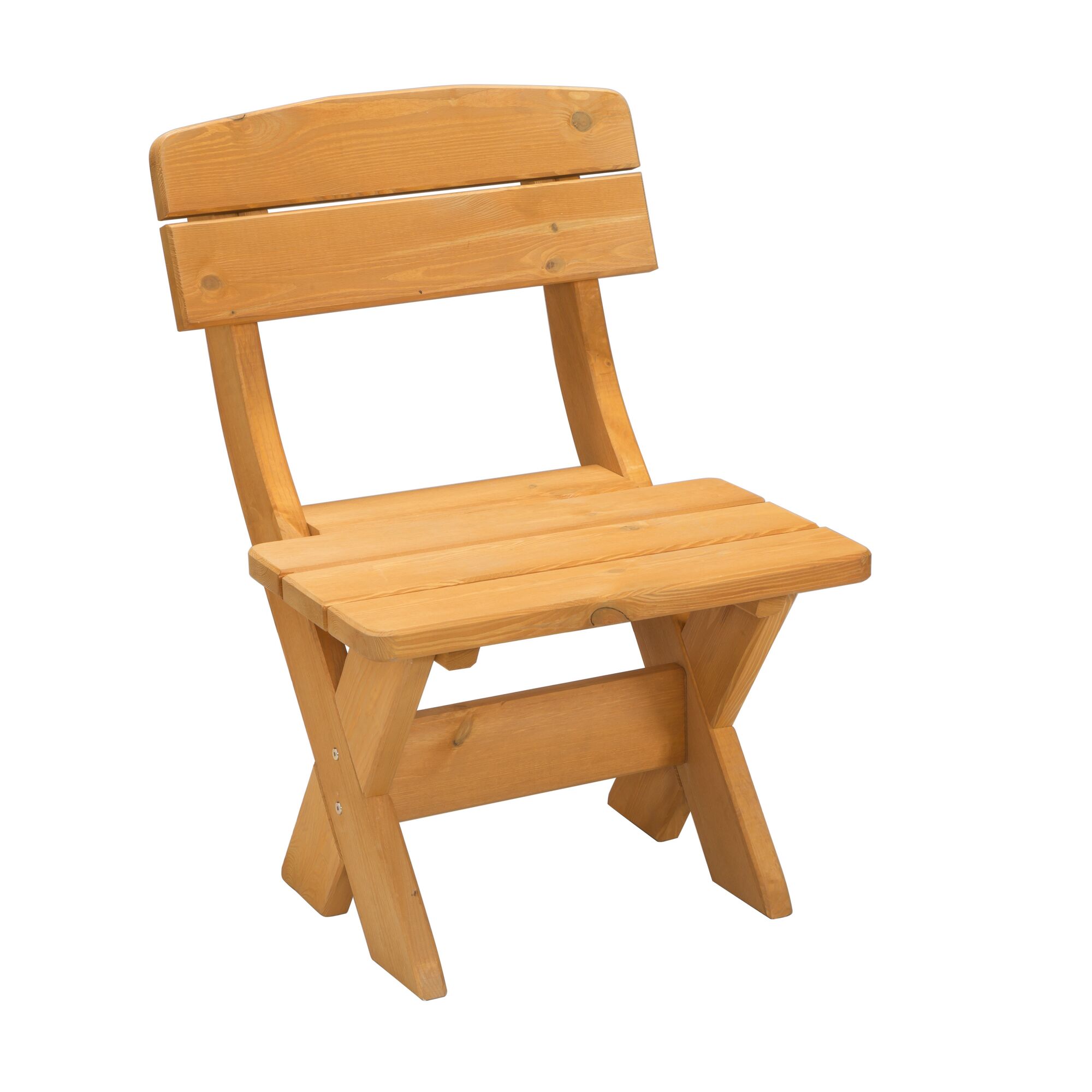 Holzstuhl Augsburg honigbraun