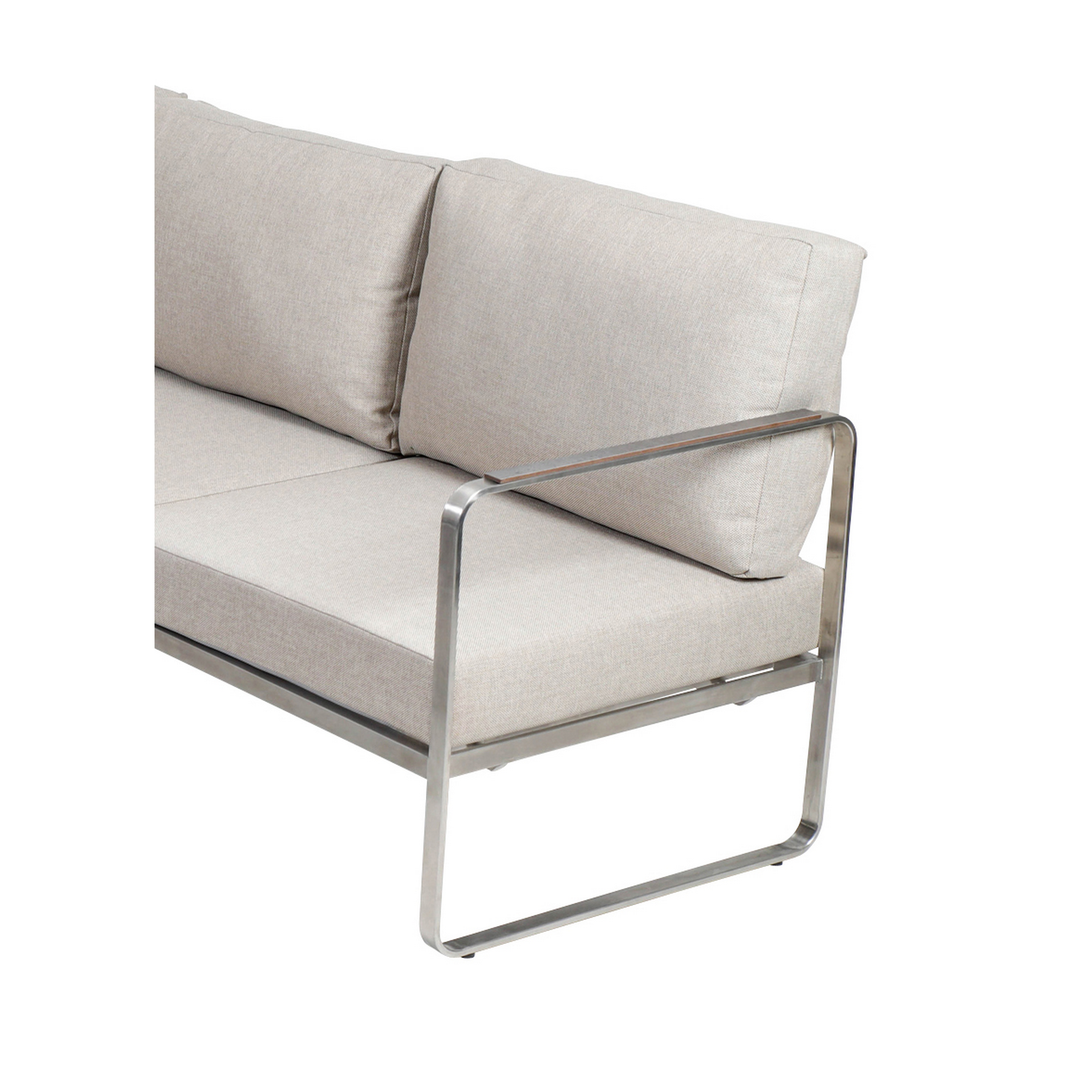 Lounge-Set 'Sydney' Edelstahl beige 4-teilig + product picture