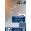 LED-Lichtervorhang 'Schneeflocke' 52 LEDs warmweiß 150 cm