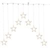 LED-Lichtervorhang 'Stern' 251 LEDs warmweiß 120 cm