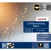 LED-Lichtervorhang 'Stern' 251 LEDs warmweiß 120 cm
