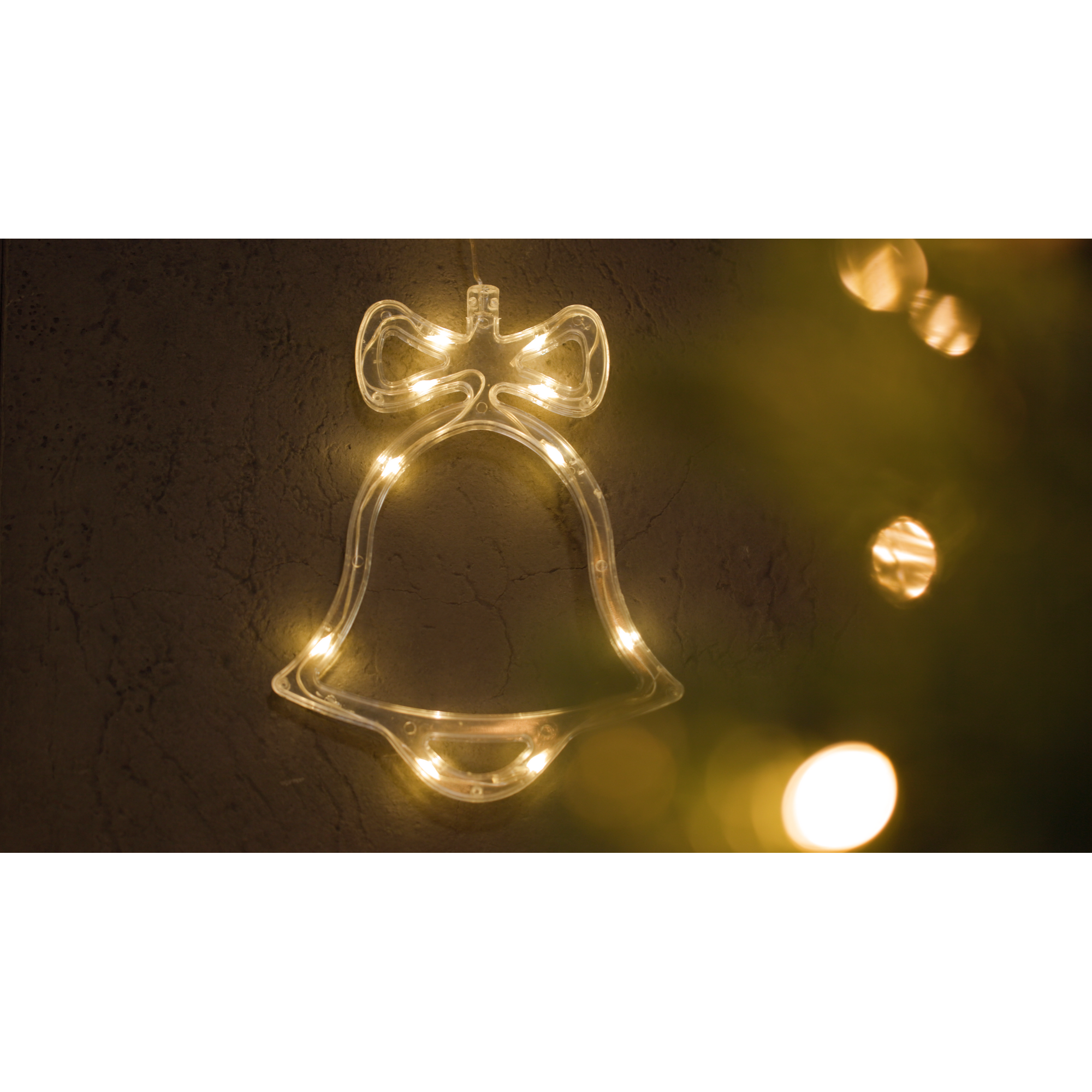 LED-Lichtervorhang 196 LEDs warmweiß 200 cm