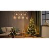 LED-Lichtervorhang 'Stern' 84 LEDs warmweiß 120 cm