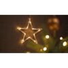 LED-Lichtervorhang 'Stern' 84 LEDs warmweiß 120 cm