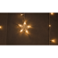 LED-Lichtervorhang 'Stern' 84 LEDs warmweiß 120 cm