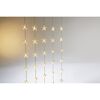 LED-Lichtervorhang 'Stern' 40 LEDs warmweiß 100 cm