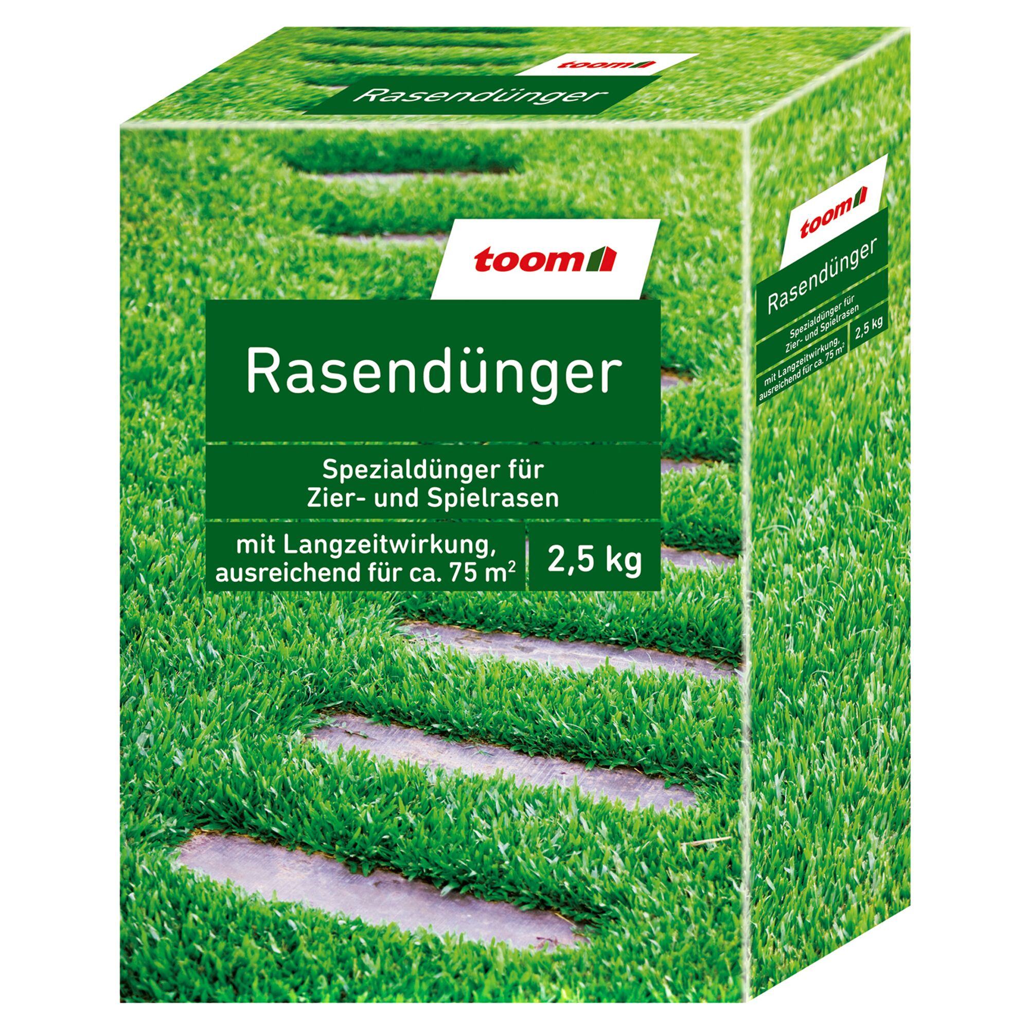toom Rasendünger 2,5 kg für 75 m²