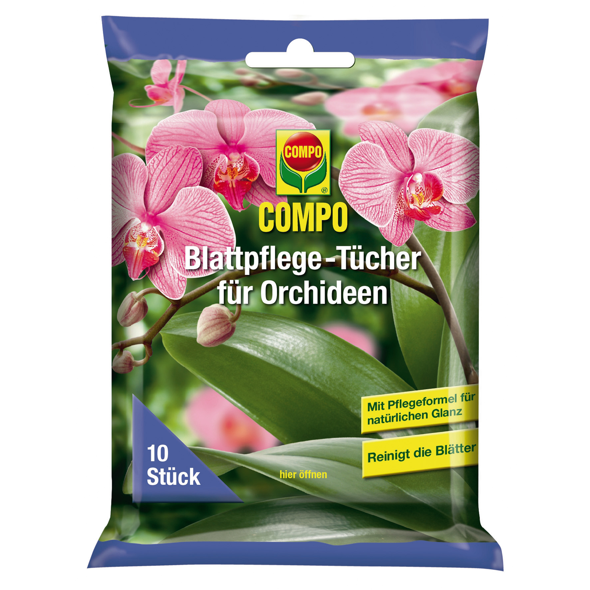 Blattpflegetücher für Orchideen 10 Stück + product picture