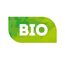 Bio-Siegel auf grünem Hintergrund