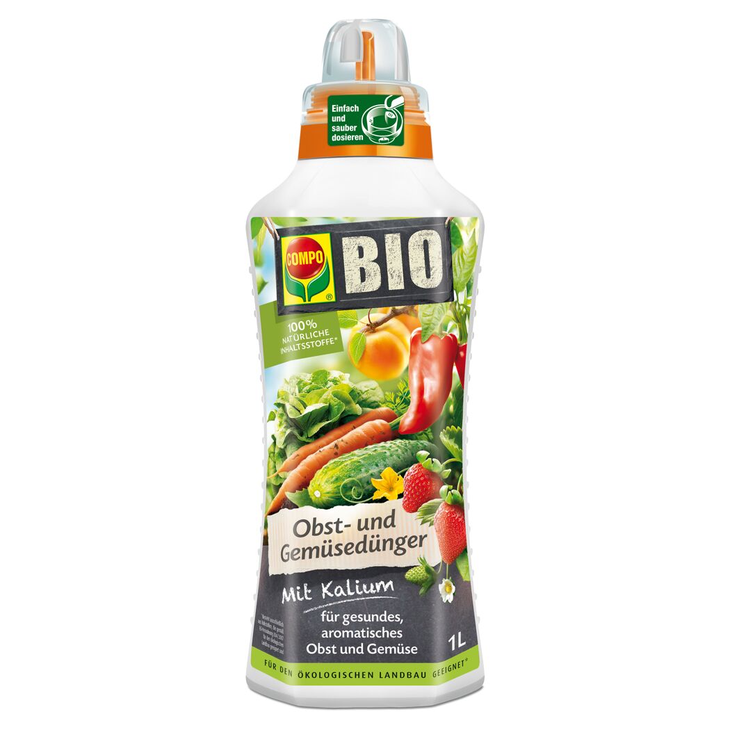Compo Bio Obst- und Gemüsedünger 1 l Flasche