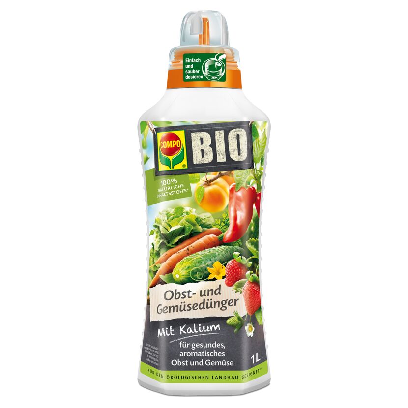 Compo Bio Obst- und Gemüsedünger 1 l Flasche