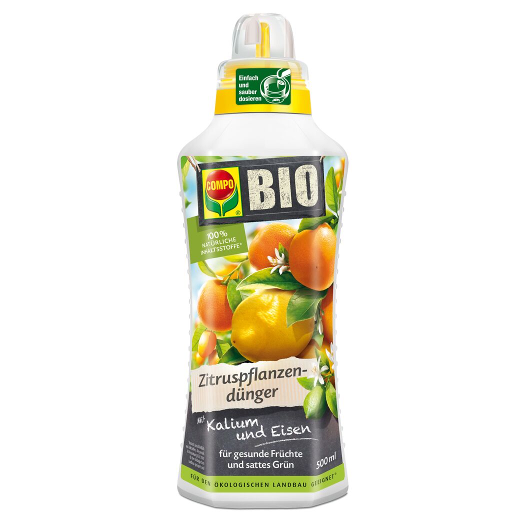 COMPO BIO Zitruspflanzen-Dünger, 500 ml Flasche