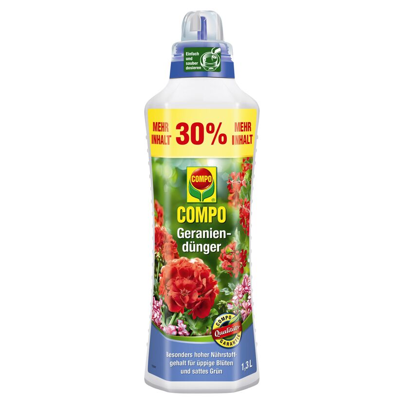 COMPO Geraniendünger 1,3l Flasche