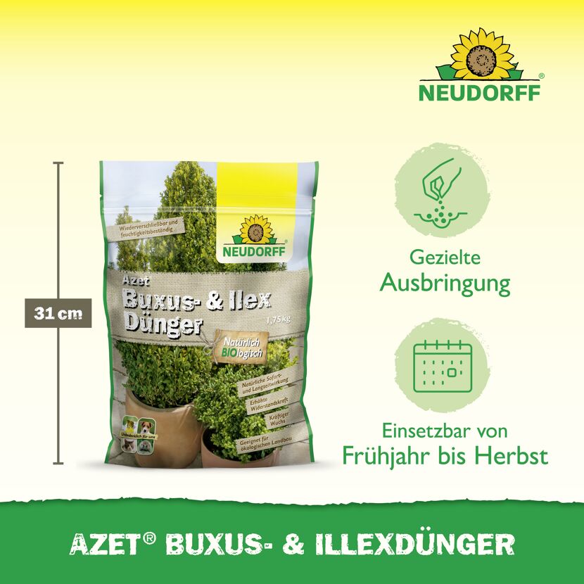 Buxus- und Ilexdünger 'Azet' 1,75 kg