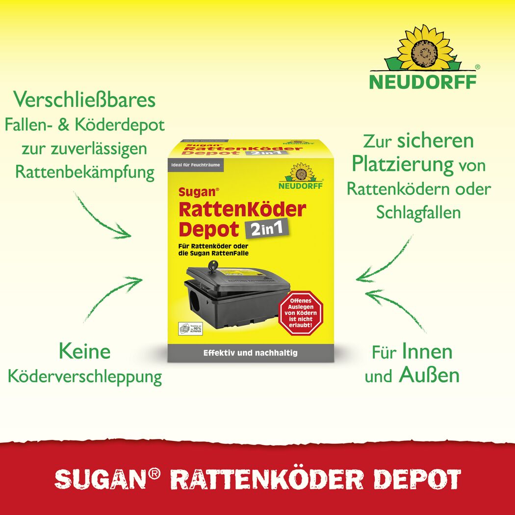 Rattenköder-Depot 'Sugan'