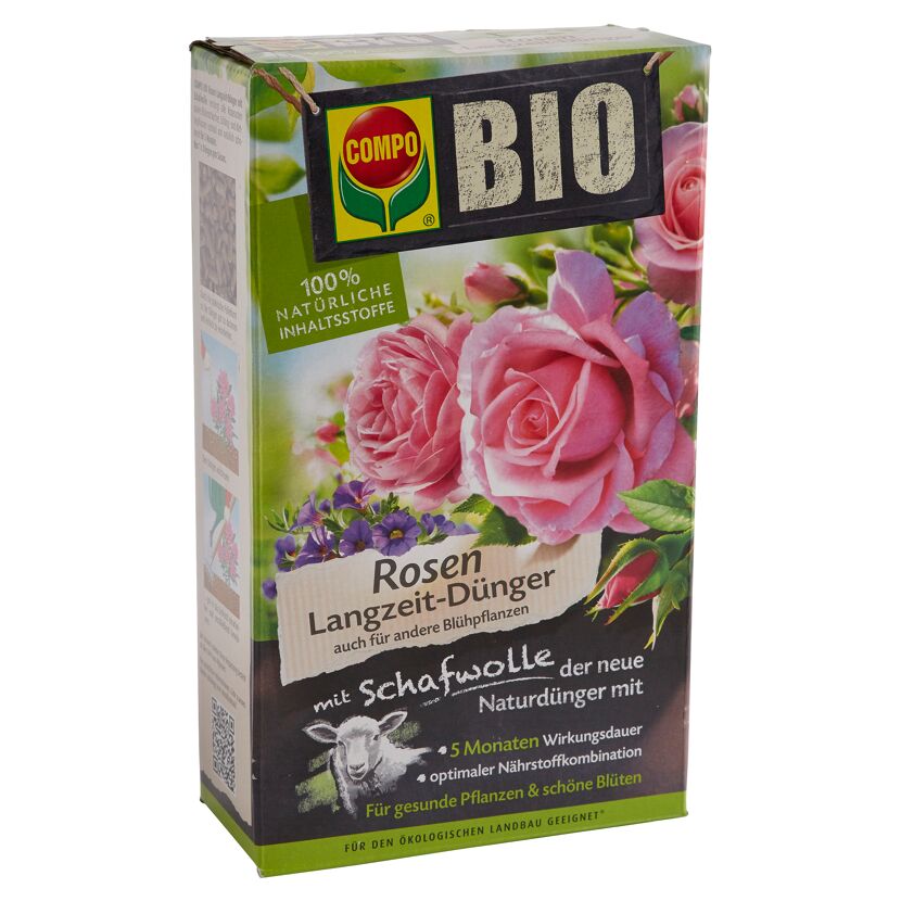COMPO BIO Rosen Langzeit-Dünger mit Schafwolle