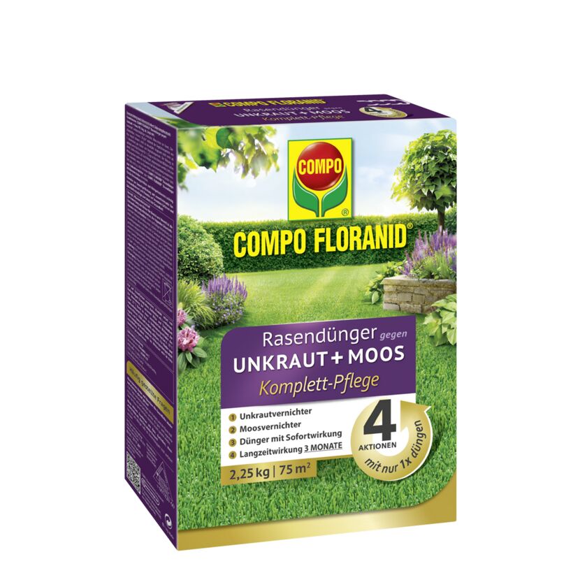 COMPO FLORANID Rasendünger gegen Unkraut und Moos