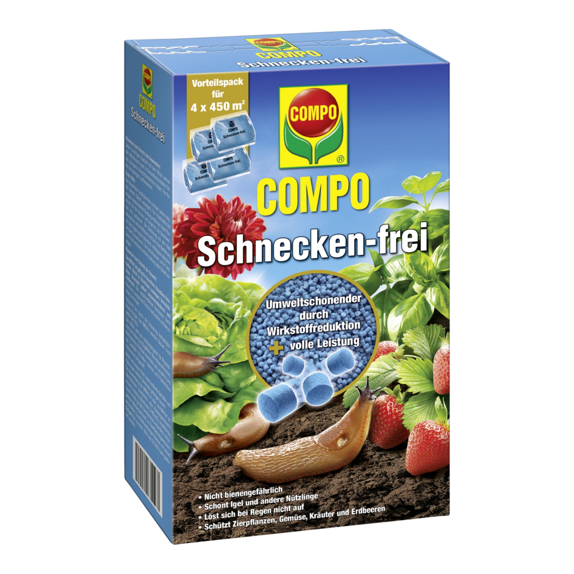 COMPO Schnecken-frei 4 x 450 m²