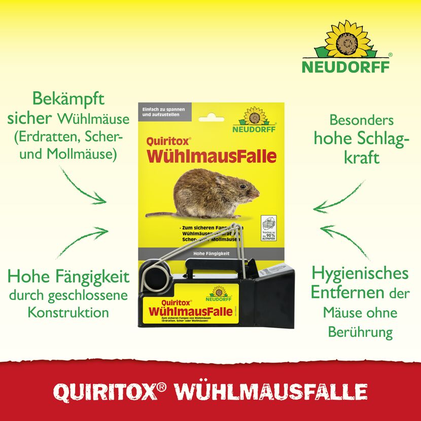 Wühlmausfalle 'Quiritox'