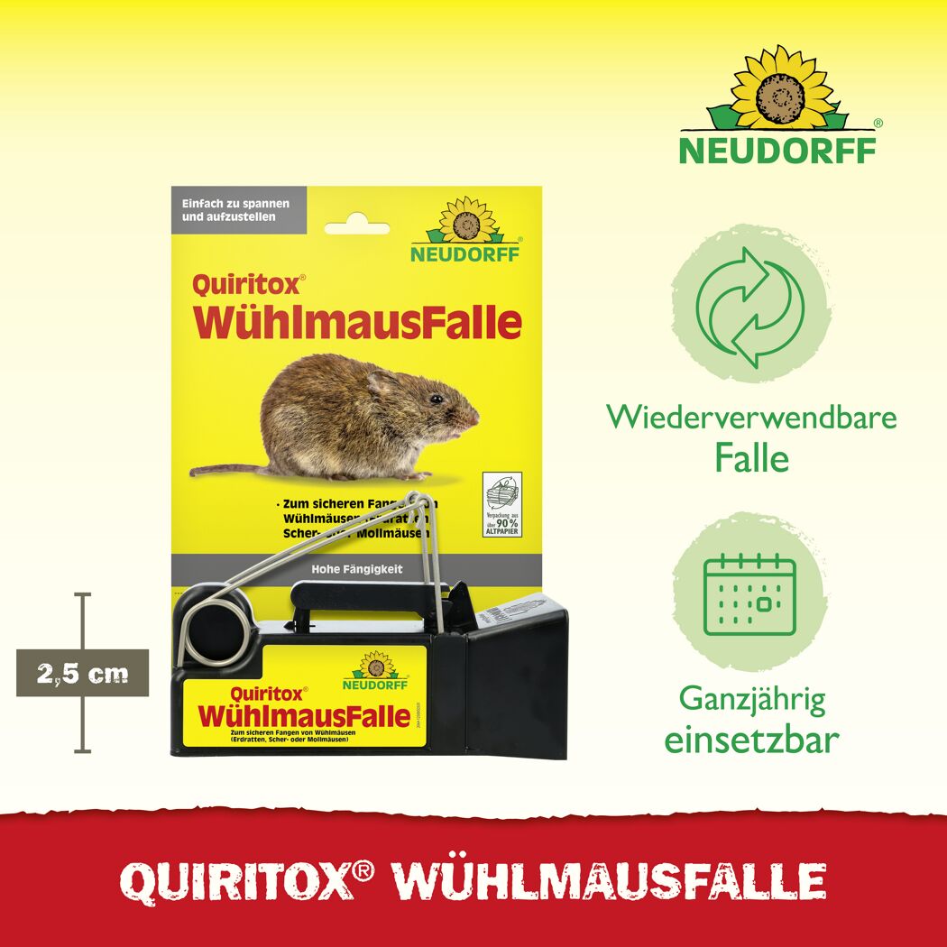 Wühlmausfalle 'Quiritox'