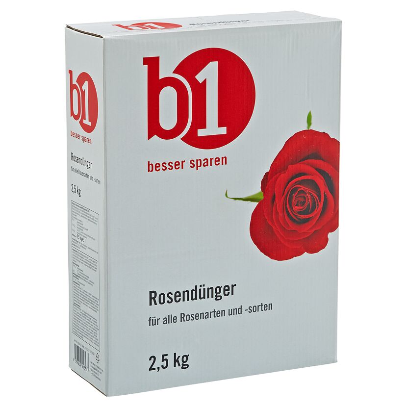 b1 Rosendünger 2,5 kg für alle Rosenarten und -sorten