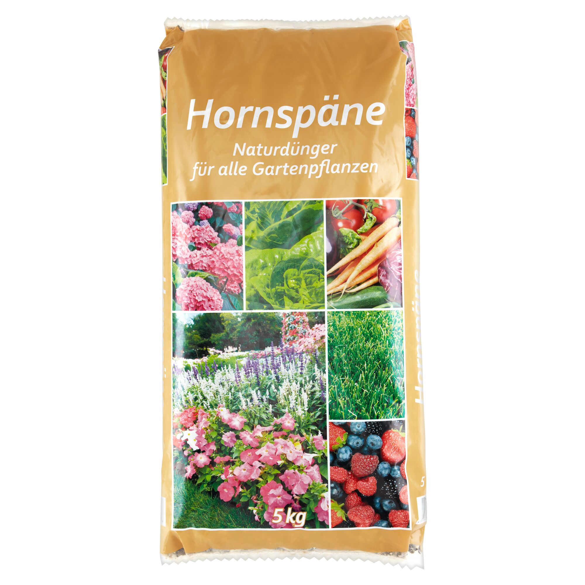 Hornspäne Natürdünger für alle Gartenpflanzen, 5 kg Beutel